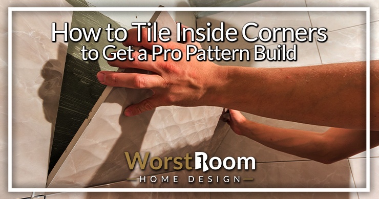 how to tile inside corners