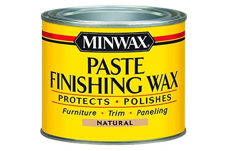 miniwax paste wax natural color to hide scratches in vinyl floors