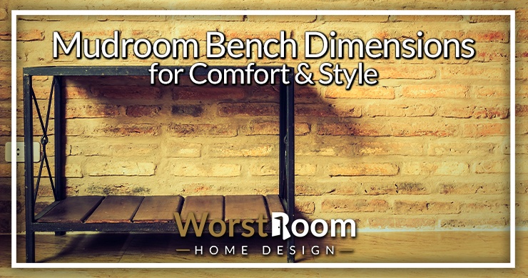 mudroom bench dimensions