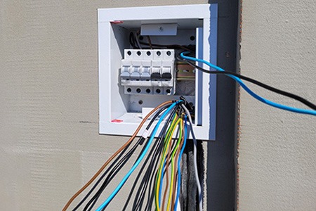 short circuit (internal damage of appliances or lighting fixtures)