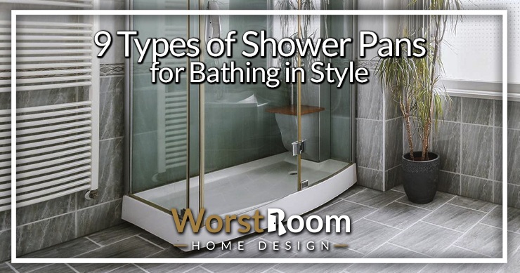 types of shower pans