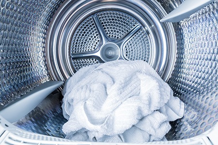 how to get rid of static electricity on blankets? use a damp towel or aluminum in the drying cycle