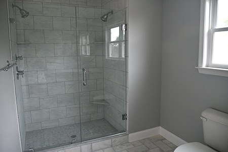 how tall should a shower door be?