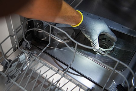why does my dishwasher become clogged? and can i unclog a dishwasher drain with drano? you should not use drano to unclog your dishwasher, instead follow the steps mentioned in this article