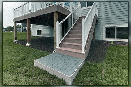 12-step overview to building a stair landing pad