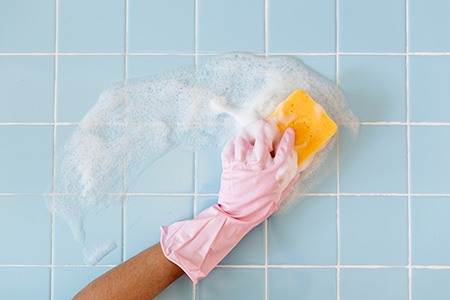 here are the best practices on cleaning tiles with bleach