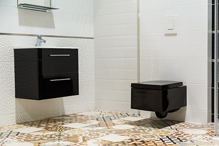 if you are looking for different colored toilets, you can go with black toilets