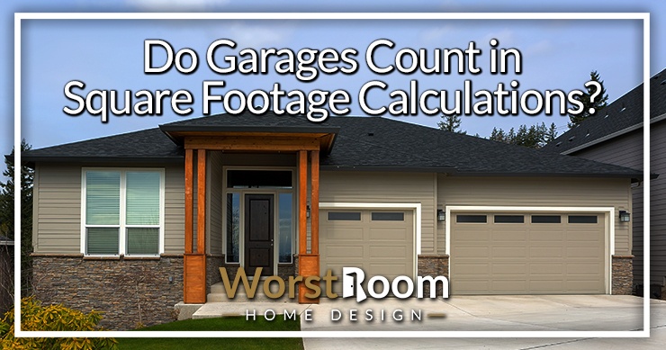 do garages count in square footage