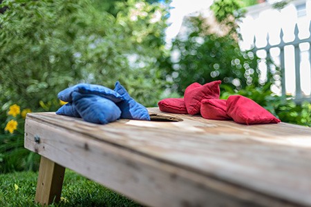 we've covered every detail on finishing cornhole boards, here is how to make the cornhole beanbags