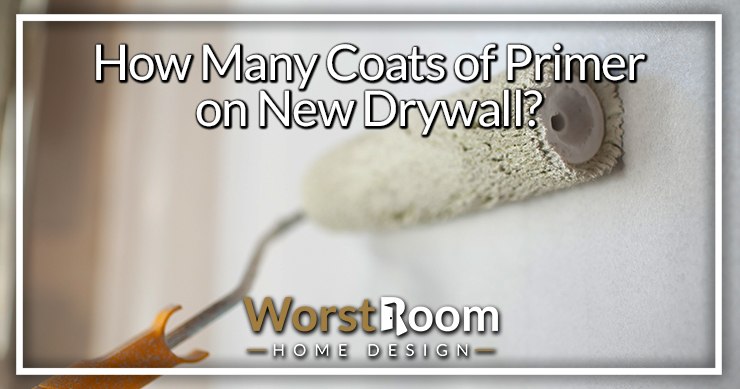 how many coats of primer on new drywall