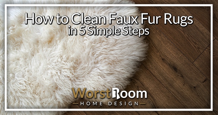 how to clean faux fur rugs