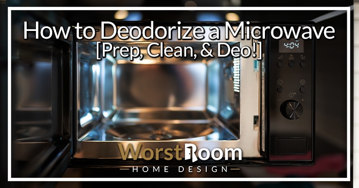 how to deodorize a microwave