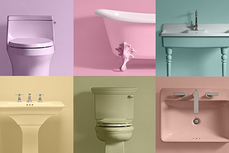 kohler colored toilets
