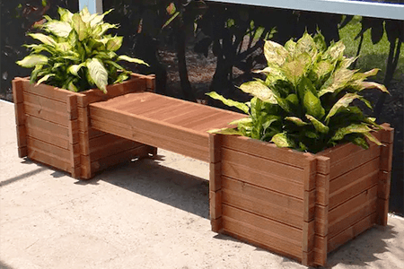 planter bench