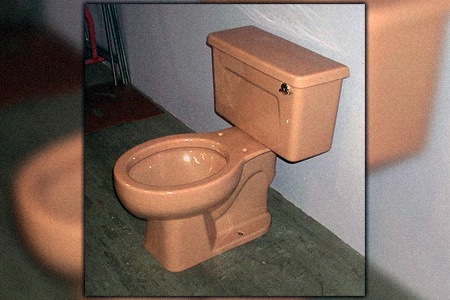 if you really want colored toilets, you can go with tan toilets