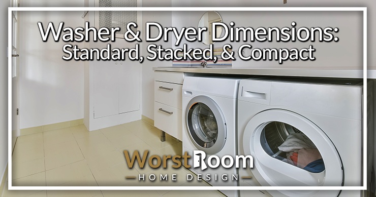 washer and dryer dimensions