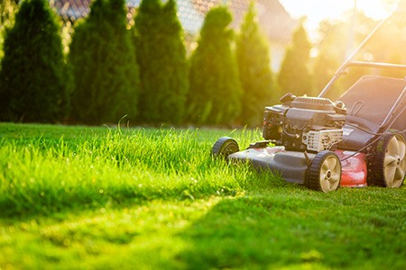 can you store a lawn mower outside in the sun?