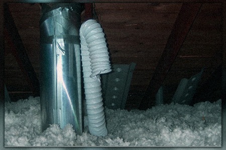 can you vent a bathroom fan into an attic?