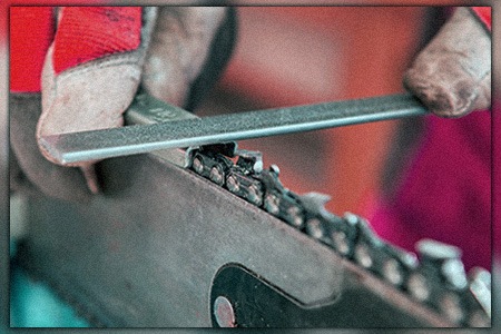 diy tips for sharpening a chainsaw chain