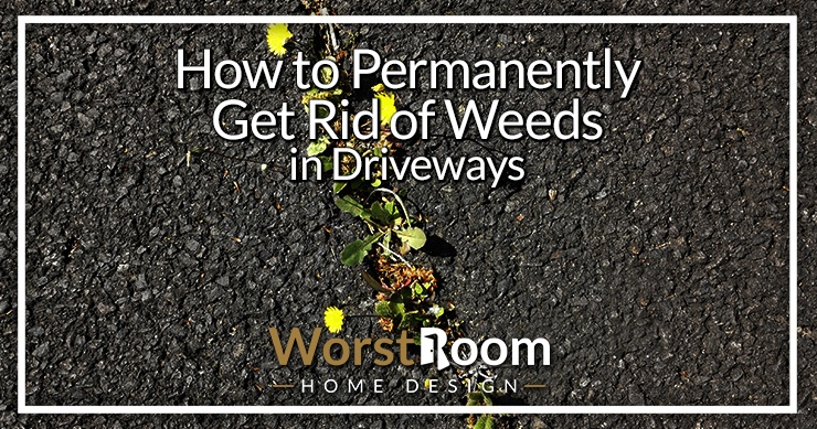 how to permanently get rid of weeds in driveway