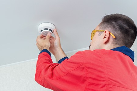 how to stop steam from setting off a fire alarm