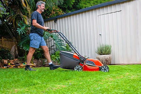 can you store a lawn mower outside? here are the seasonal storage tips for lawn mowers