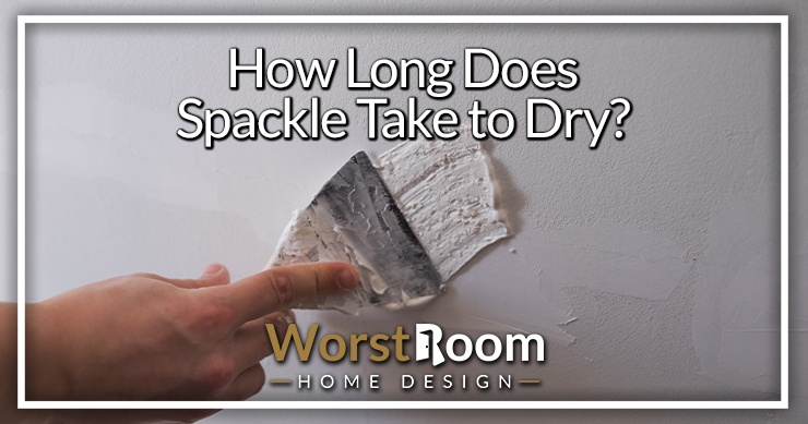 how long does spackle take to dry