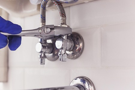 how to fix water pressure in your bathroom sink? it is better to check the shut-off valves