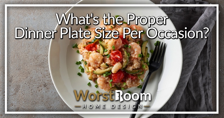 dinner plate size