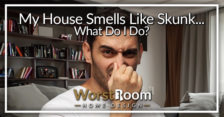 house smells like skunk