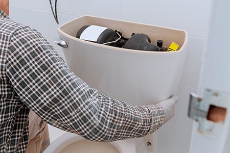 inspect the water level in tank and arrange it to increase your toilet flush power