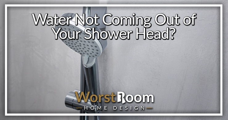 water not coming out of your shower head