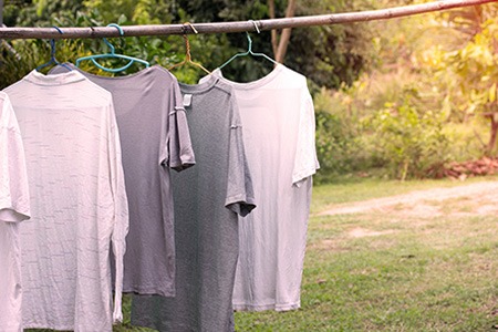 what are the disadvantages of drying clothes outdoors?