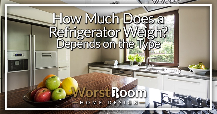 how much does a refrigerator weigh