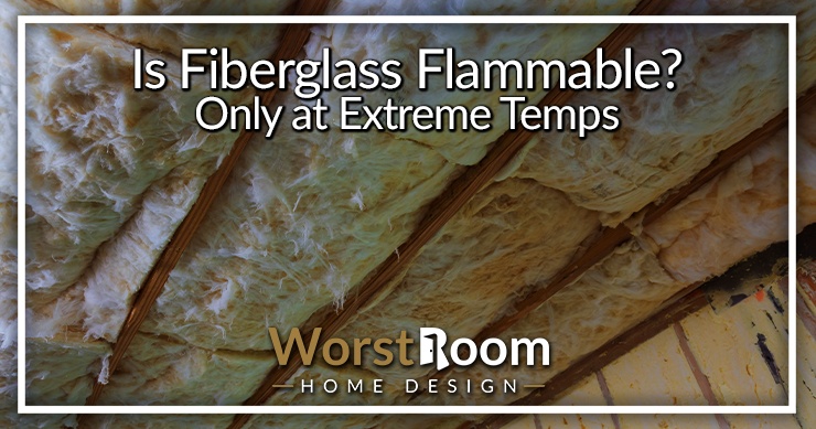 is fiberglass flammable