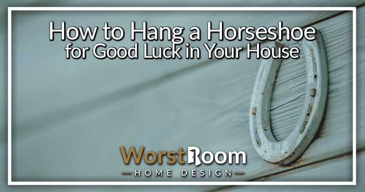 how to hang a horseshoe