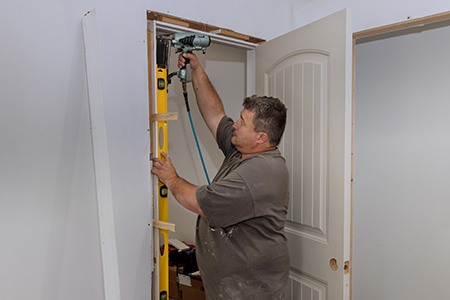 installing & maintaining brickmold on a door