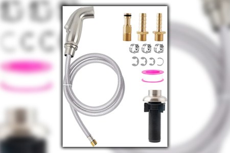 one of the most common faucet sprayer attachment is threaded sink sprayer connections