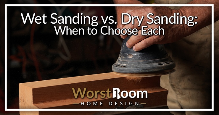 wet sanding vs. dry sanding