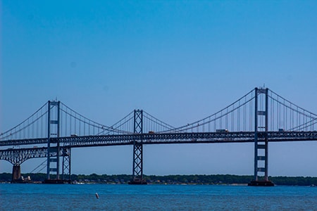 Chesapeake Bay Bridge in Annapolis in Maryland