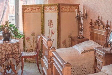 color in vintage bedding