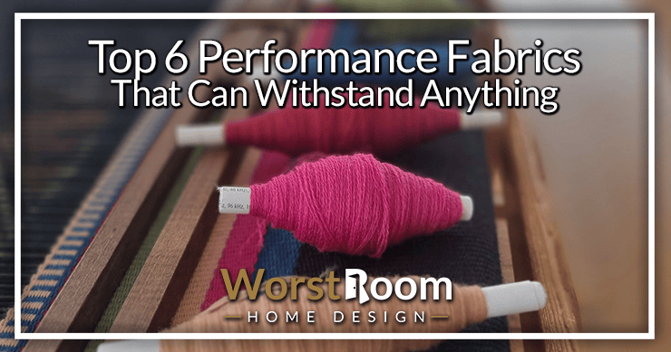 top 6 performance fabrics that can withstand anything showing spools of thread