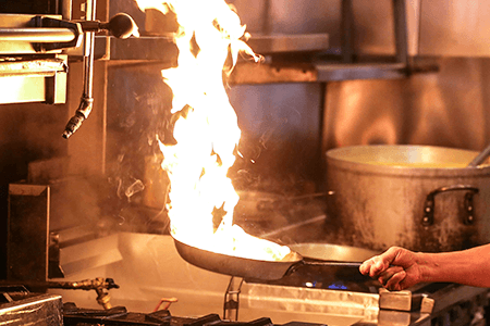 kitchen fire dangers